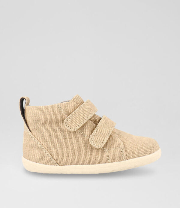 Su Grass Court High Infant Oat Milk Canvas Ankle Boots