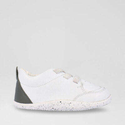 Xp Sport Infant White Smoke Leather Sneakers