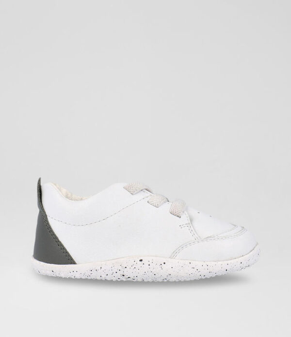 Xp Sport Infant White Smoke Leather Sneakers