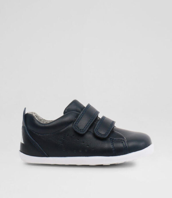 Su Grass Court Infant Navy Navy Leather Sneakers