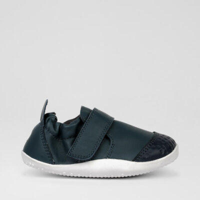 Xp Go Infant Navy Leather Flat Shoes