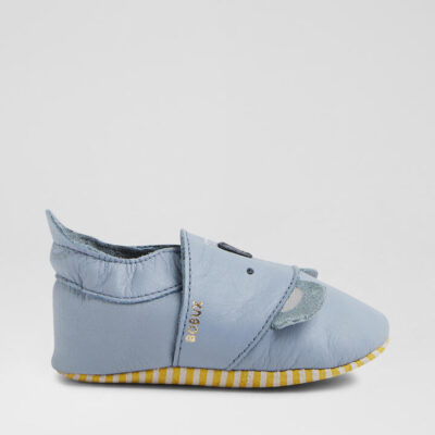 Ss Koko Infant Slate Leather Flat Shoes