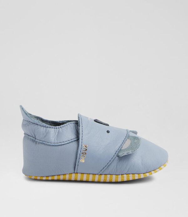 Ss Koko Infant Slate Leather Flat Shoes