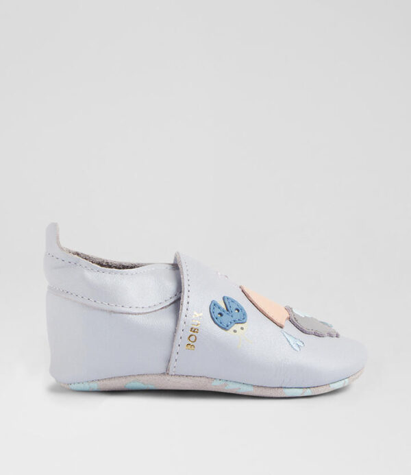 Ss Songbird Infant Mauve Leather Flat Shoes