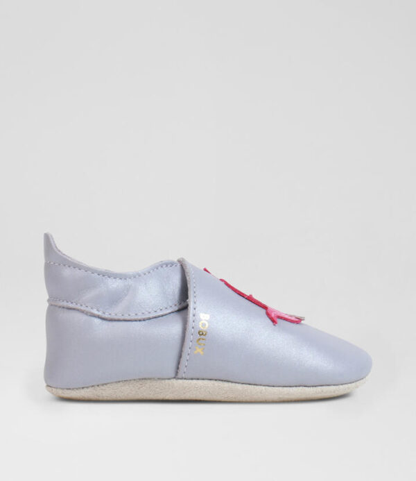 Ss Stardust Infant Lilac Shimmer Leather Flat Shoes