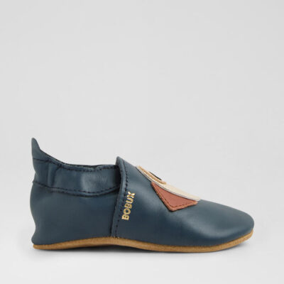 Ss Puppy Infant Navy Leather Flat Shoes