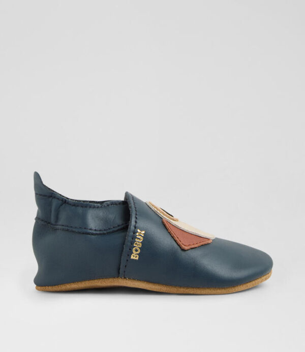 Ss Puppy Infant Navy Leather Flat Shoes