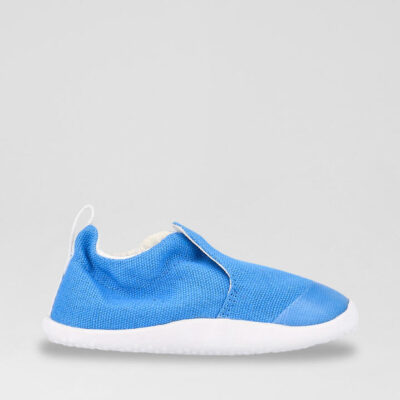 Xp Scamp Organic Infant Azure Blue Fabric Flat Shoes