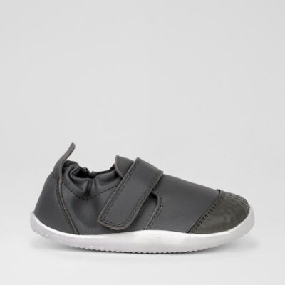Xp Go Infant Smoke Leather Flat Shoes