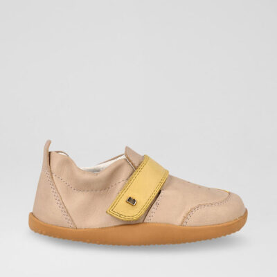 Xp Ripple Infant Beige Maple Leather Flat Shoes