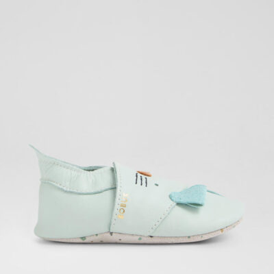 Ss Hopsy Infant Seafoam Leather Flat Shoes