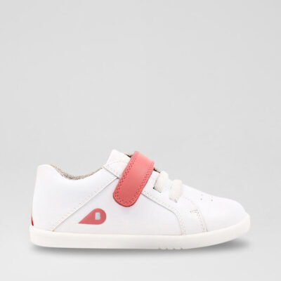 Iw Pace Toddler Optical White Ocean Coral Leather Sneakers