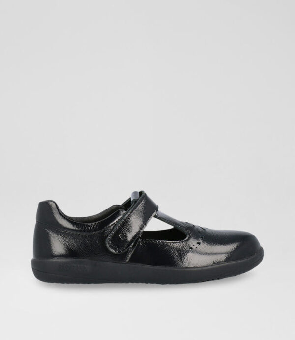 Kp Flurry Black Patent Leather Flat Shoes