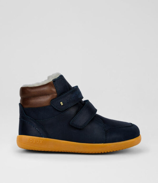 Kp Timber Arctic Junior Navy Leather Ankle Boots
