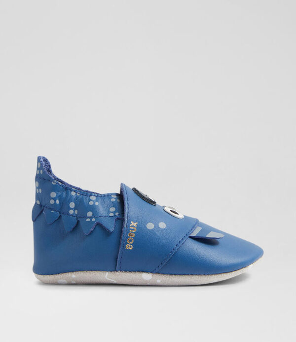 Ss Murphy Infant Binjau Blue Navy Leather Flat Shoes