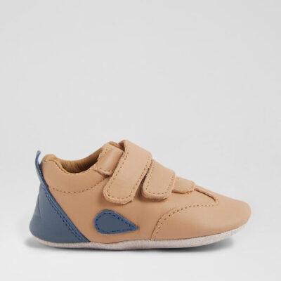 Ss Pitch Infant Doe Cobalt Leather Flat Shoes