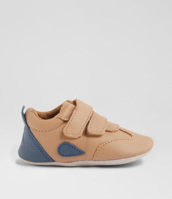 Ss Pitch Infant Doe Cobalt Leather Flat Shoes