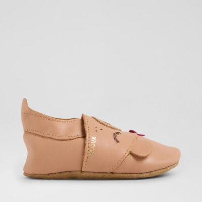 Ss Mama Bear Infant Caramel Leather Flat Shoes
