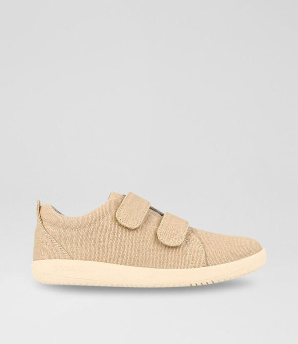 Kp Grass Court Junior Oat Milk Canvas Sneakers