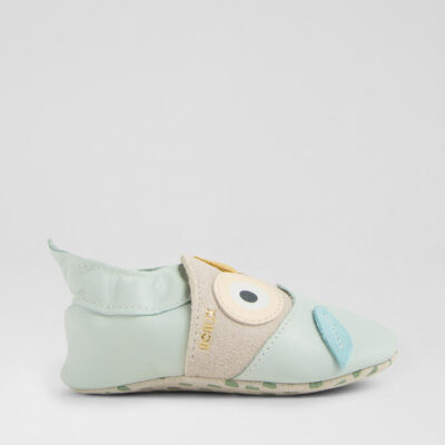 Ss Hootie Infant Seafoam Leather Flat Shoes