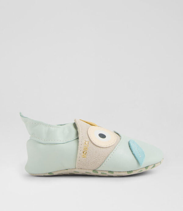 Ss Hootie Infant Seafoam Leather Flat Shoes