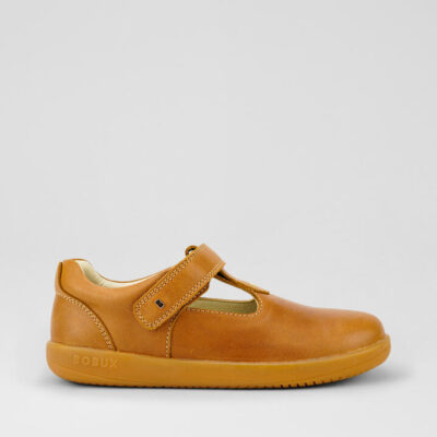 Kp Louise Junior Caramel Leather Flat Shoes