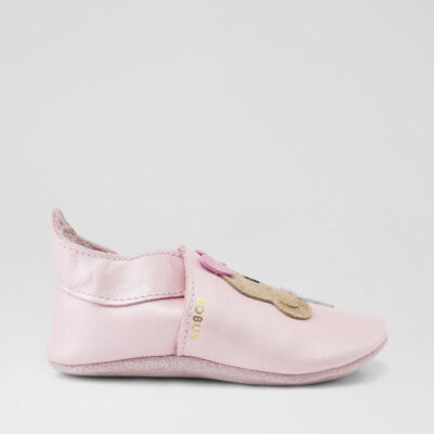 Ss Party Bear Infant Blossom Pearl Leather Flat Shoes