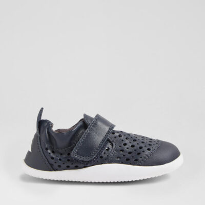 Xp Go Punch Infant Navy Leather Flat Shoes