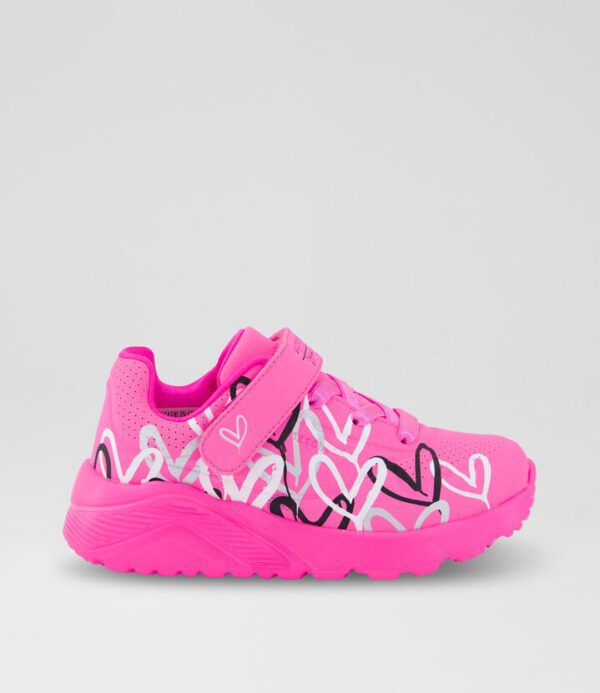 Uno Lite Toddler Hot Pink Multi Sneakers