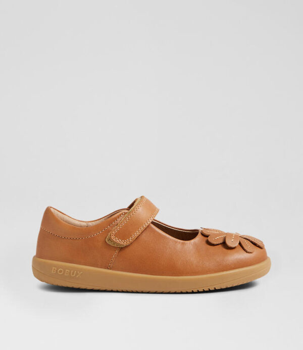 Kp Pixie Caramel Leather Flat Shoes