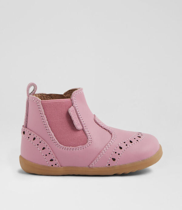 Su Billie Lilas Leather Ankle Boots