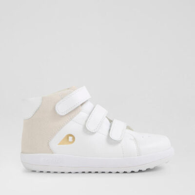Kp Gamepoint Junior White Leather Ankle Boots
