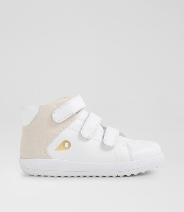 Kp Gamepoint Junior White Leather Ankle Boots
