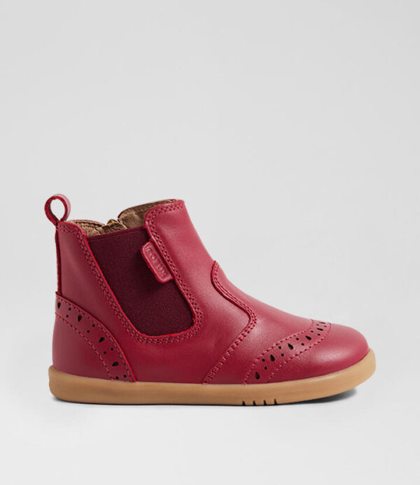 Iw Billie Tibitan Red Leather Ankle Boots