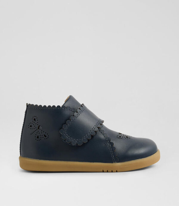 Iw Willow Navy Leather Ankle Boots
