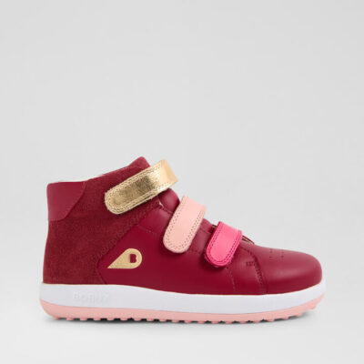 Kp Gamepoint Junior Cranberry Leather Ankle Boots
