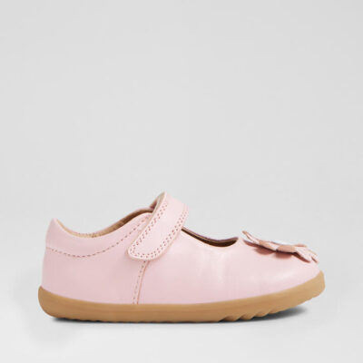 Su Pixie Parfait Pink Leather Flat Shoes