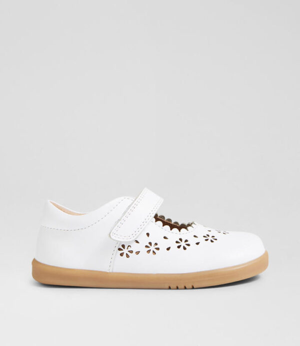 Iw Tilly White Leather Flat Shoes