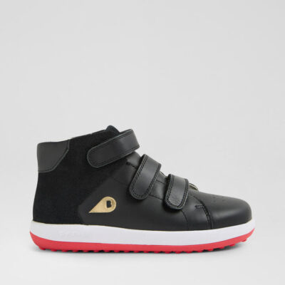 Kp Gamepoint Junior Black Leather Ankle Boots