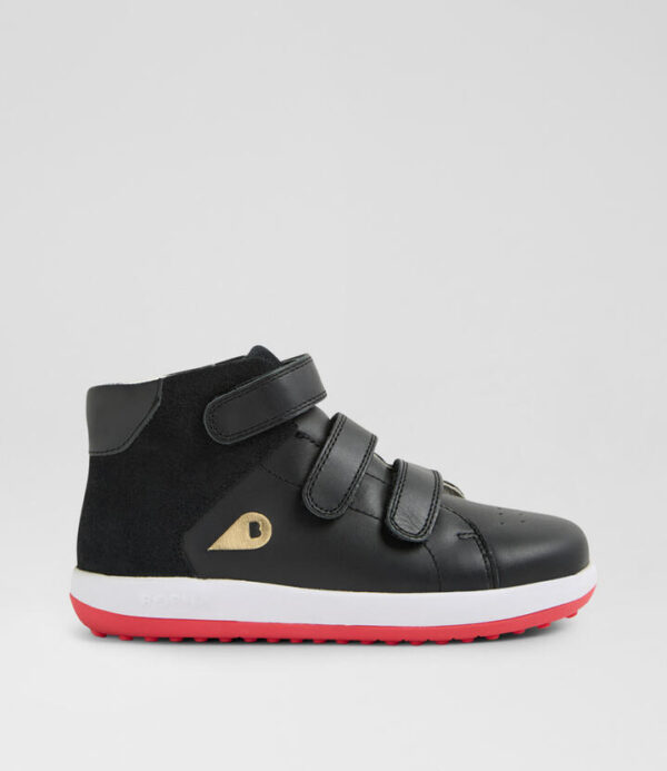 Kp Gamepoint Junior Black Leather Ankle Boots