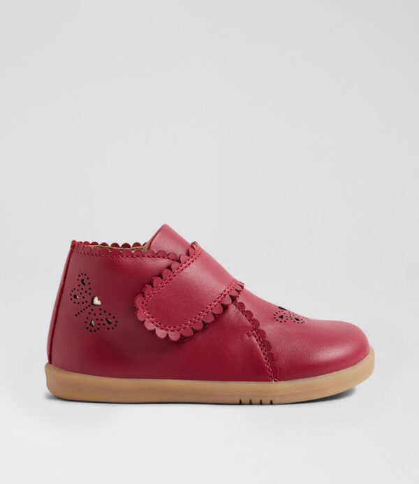 Iw Willow Tibitan Red Leather Ankle Boots