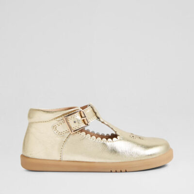 Iw Poppy Toddler Gold Leather Flat Shoes