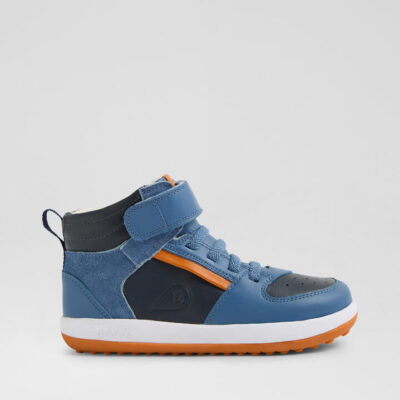 Kp Topspin Junior Elemental Blue Leather Ankle Boots