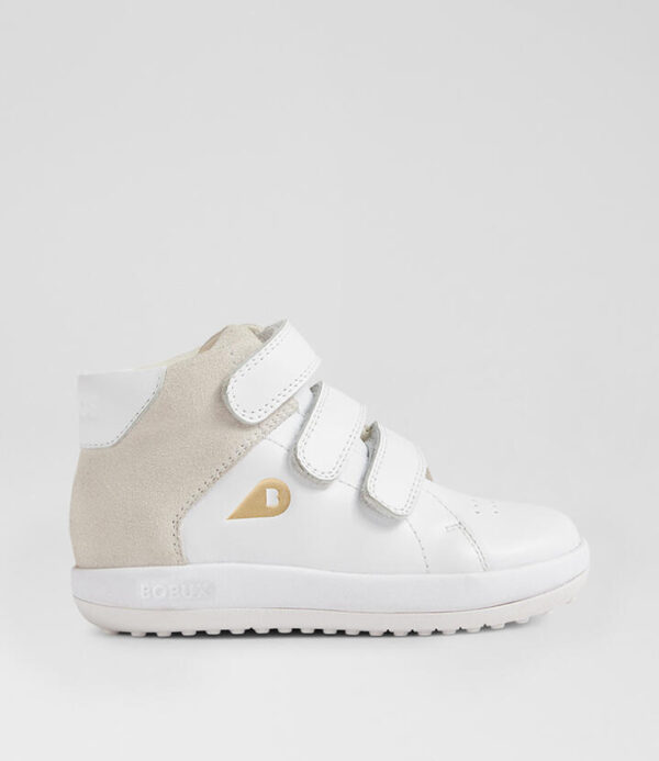 Iw Gamepoint White Leather Ankle Boots
