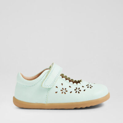 Su Tilly Birds Egg Leather Flat Shoes