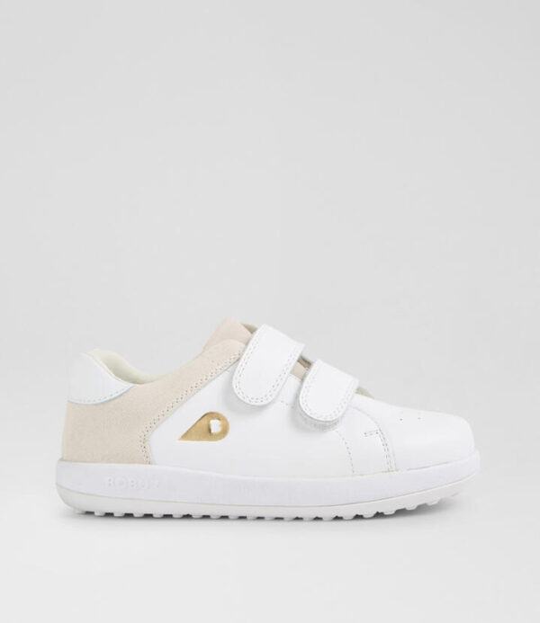 Kp Breakpoint Junior White Leather Sneakers
