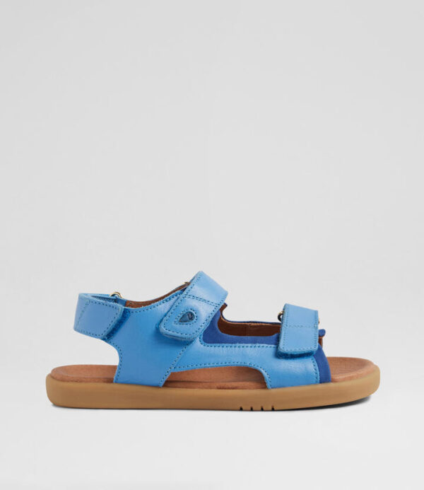 Kp Strand Junior Azure Blue Leather Sandals