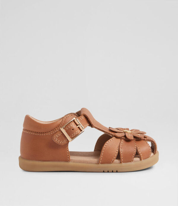 Iw Petal Toddler Caramel Leather Sandals
