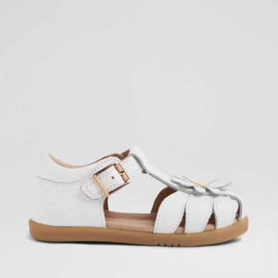 Iw Petal Toddler White Leather Sandals