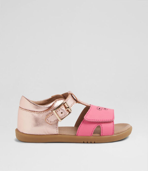 Iw Haven Toddler Rose Gold Pink Lemonade Leather Sandals